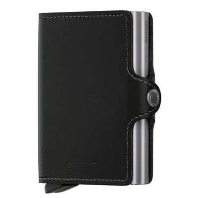 Secrid Twinwallet Portemonnee black leather