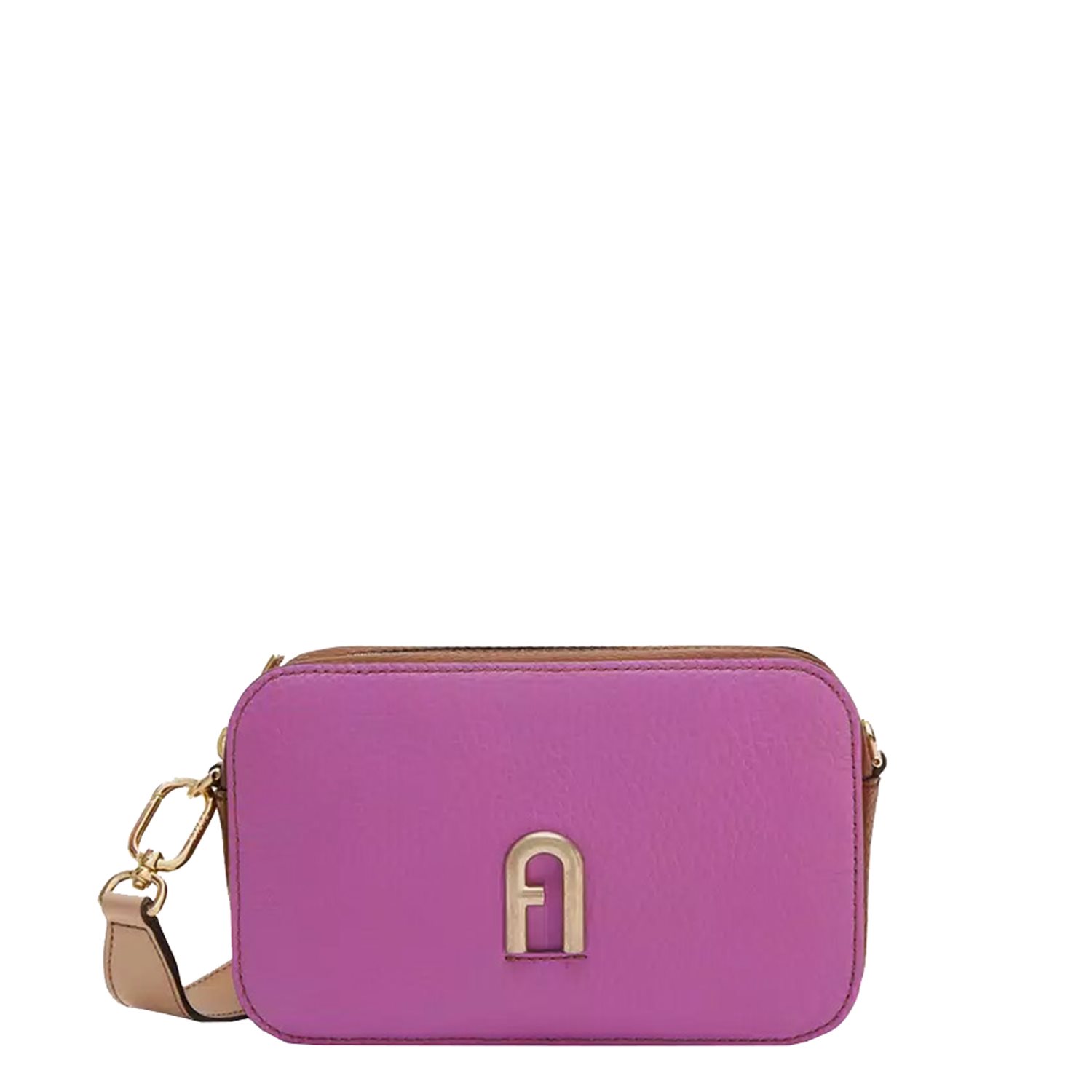 Furla Primula Crossbody Mini violet/cognac greige damestas