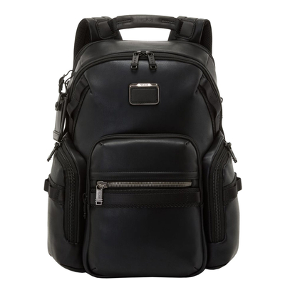 TUMI Alpha Bravo Nathan Navigation Backpack Leather black