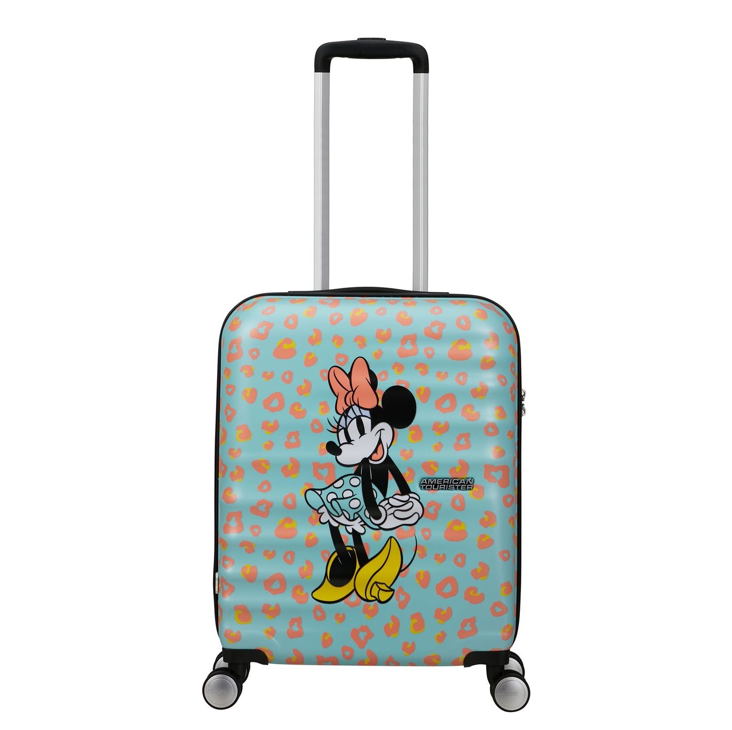 Travelbags American Tourister Wavebreaker Disney Spinner 55/20 TSA minnie pastel dots hardcase koffer aanbieding