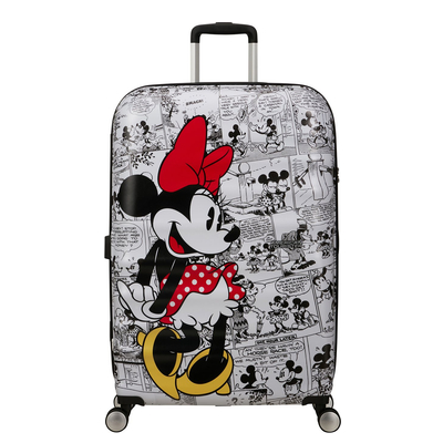 American Tourister Wavebreaker Disney Spinner 77/28 TSA minnie comics white
