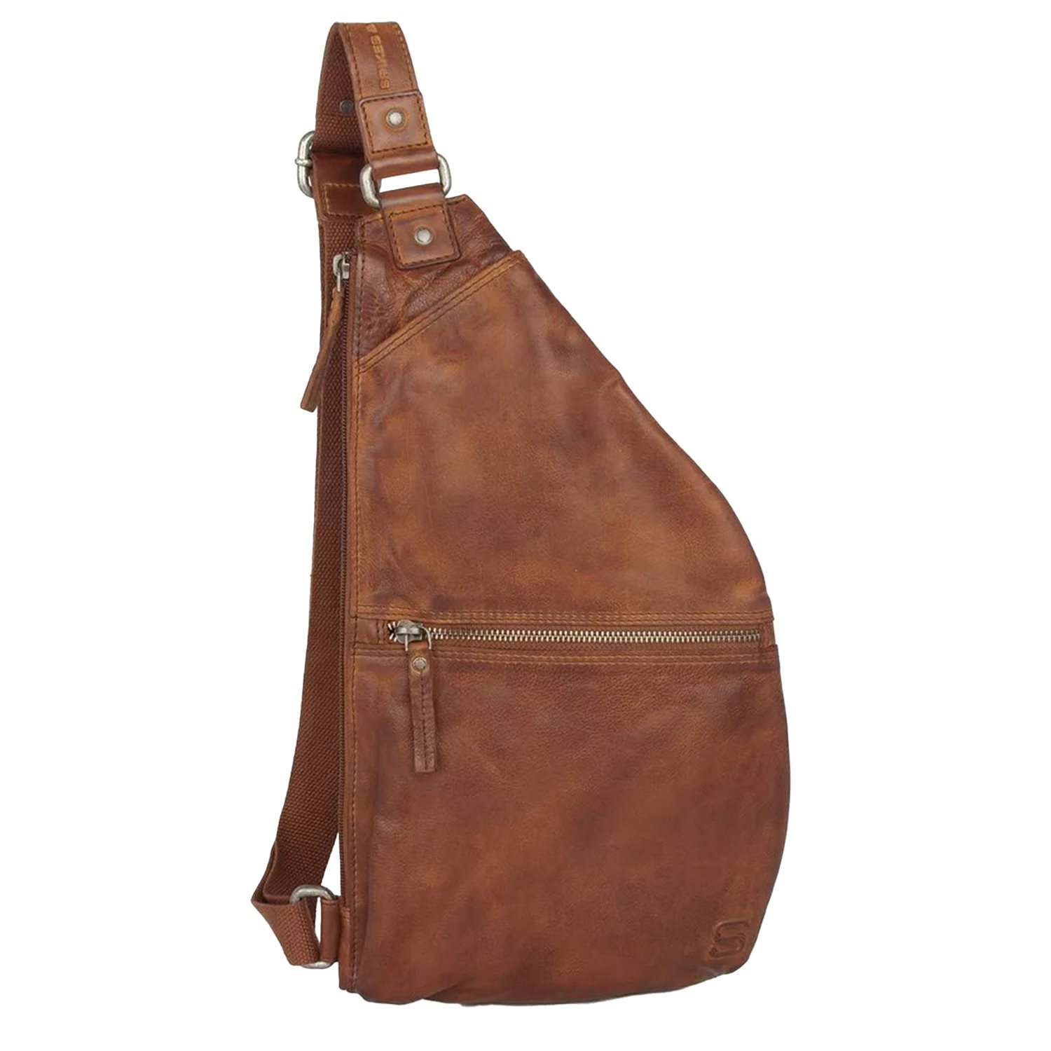 Spikes & Sparrow Reese sling bagbag brandy damestas