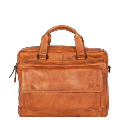 Spikes & Sparrow Kevin Business Laptopbag 15.6" brandy
