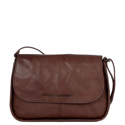 Spikes & Sparrow Jana Flap Bag brown