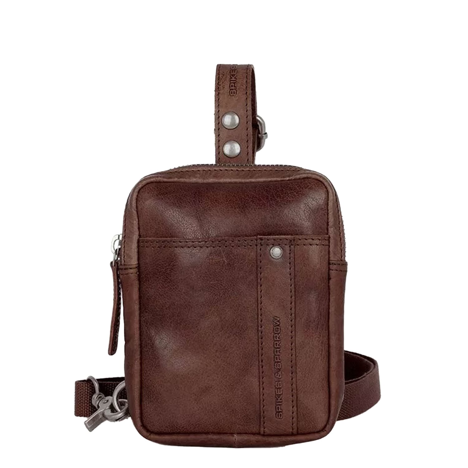 Spikes & Sparrow Miami sling bagbag brown damestas