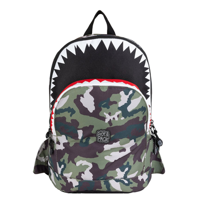 Pick & Pack Shark Shape Backpack M camo