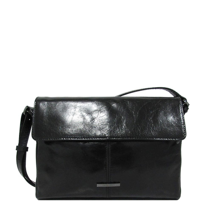 Claudio Ferrici Pelle Vecchia Shoulder Bag black