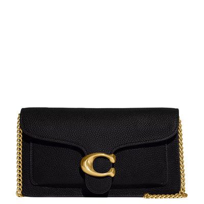 Coach Tabby Chain Clutch black