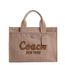 Coach Cargo Tote dark natural