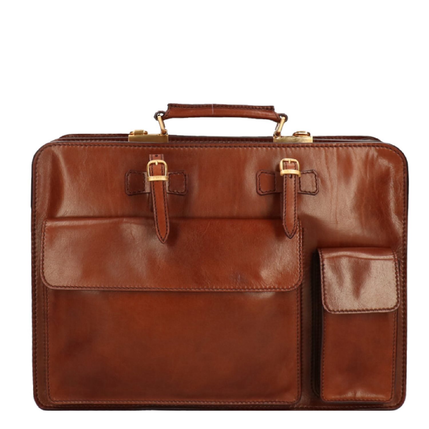 The Bridge Story Uomo Cartella Briefcase 42cm brown aktetas damestas