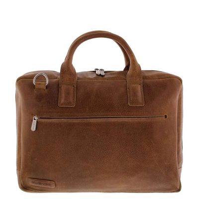 Plevier Urban Surrey Laptoptas 1 vaks 17.3" cognac