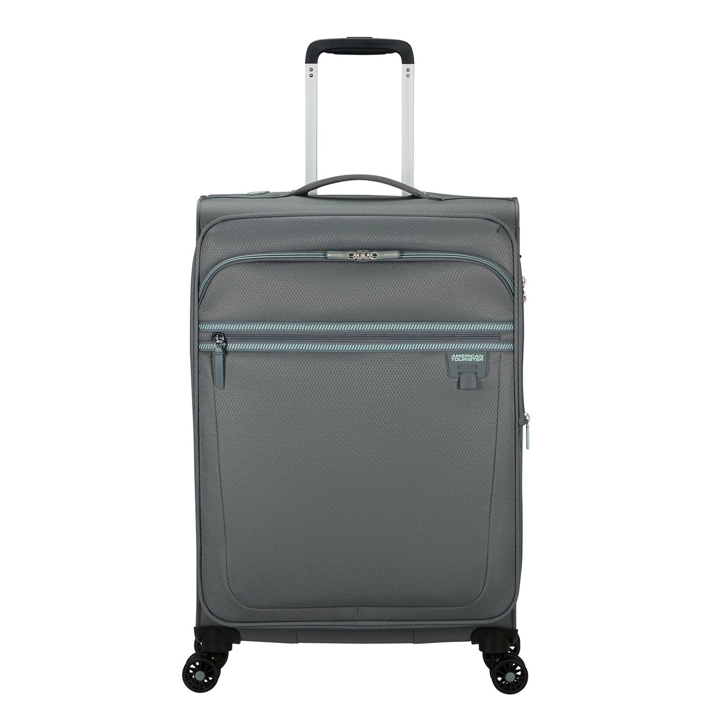 American Tourister Aerospin Spinner M Exp stone basalt zachte koffer lichtgewicht koffer