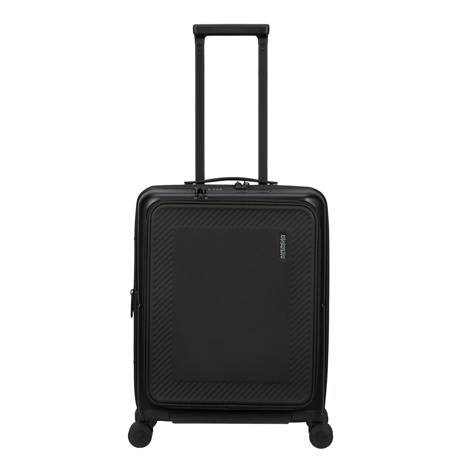 Travelbags American Tourister Dashpop Spinner 55/20 Exp Frontl. true black hardcase koffer pilotenkoffer aanbieding