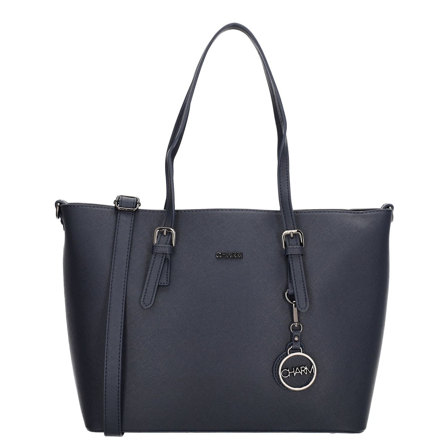 Charm London Birmingham Shopper blue schooltas damestas
