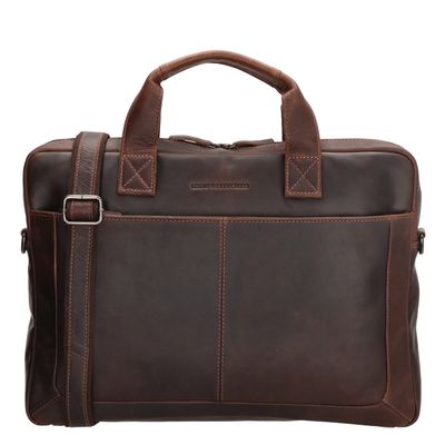 Hide & Stitches Japura Laptopbag darkbrown