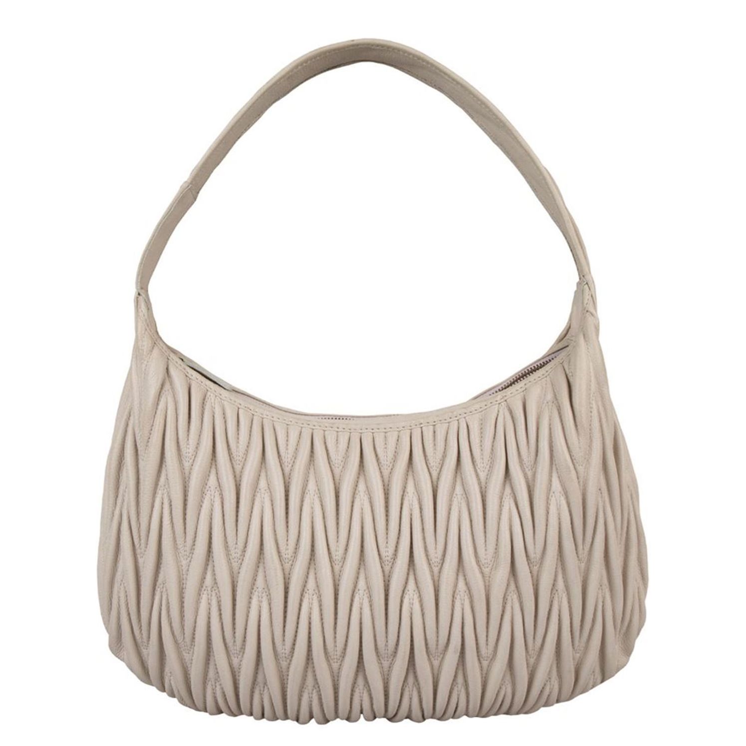 Cowboysbag schoudertas beige