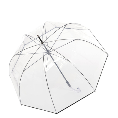 Knirps C.760 Stick Transparent solid black