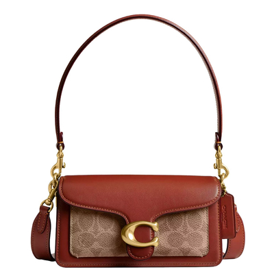 Coach Tabby 20 Signature Leather Shoulderbag tan rust