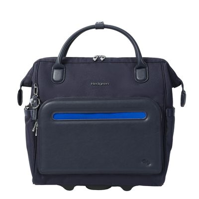 Hedgren Venti RFID Rolling Tote 15.6" peacoat blue