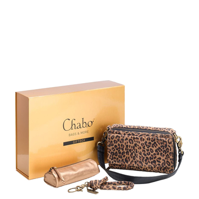 Chabo Chabo Giftbox Leopard metallic gold