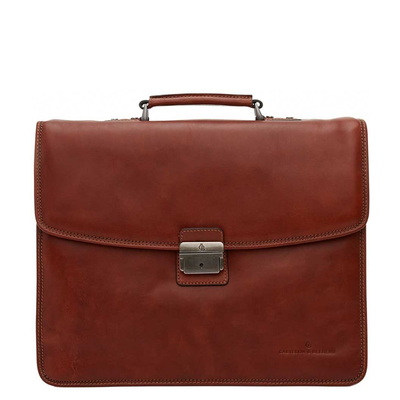 Castelijn & Beerens Verona Laptoptasche 15.6" 3-Fach hellbraun