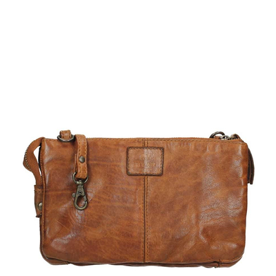 Bear Design Cow Lavato Clutch cognac