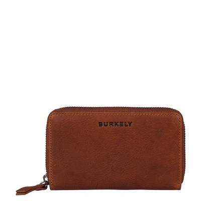 Burkely Antique Avery Wallet M Back Zipper cognac