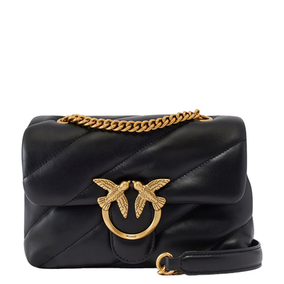 Pinko Love Puff Mini Cl black-antique gold