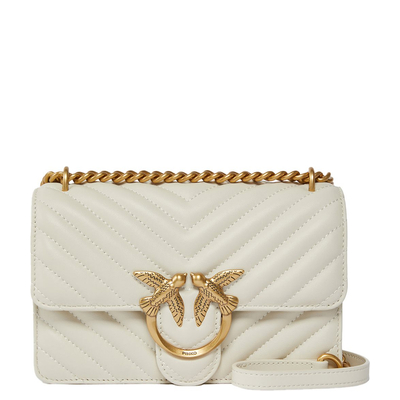 Pinko Love One Mini Dc C white-white-antique gold