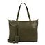 Burkely Natural Norah Workbag 14" dark green