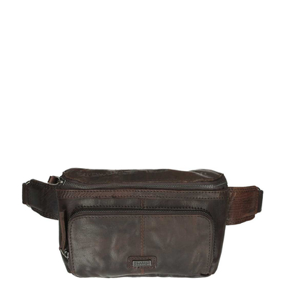 Spikes & Sparrow Oregon Crossbody Gürteltasche dunkelbraun