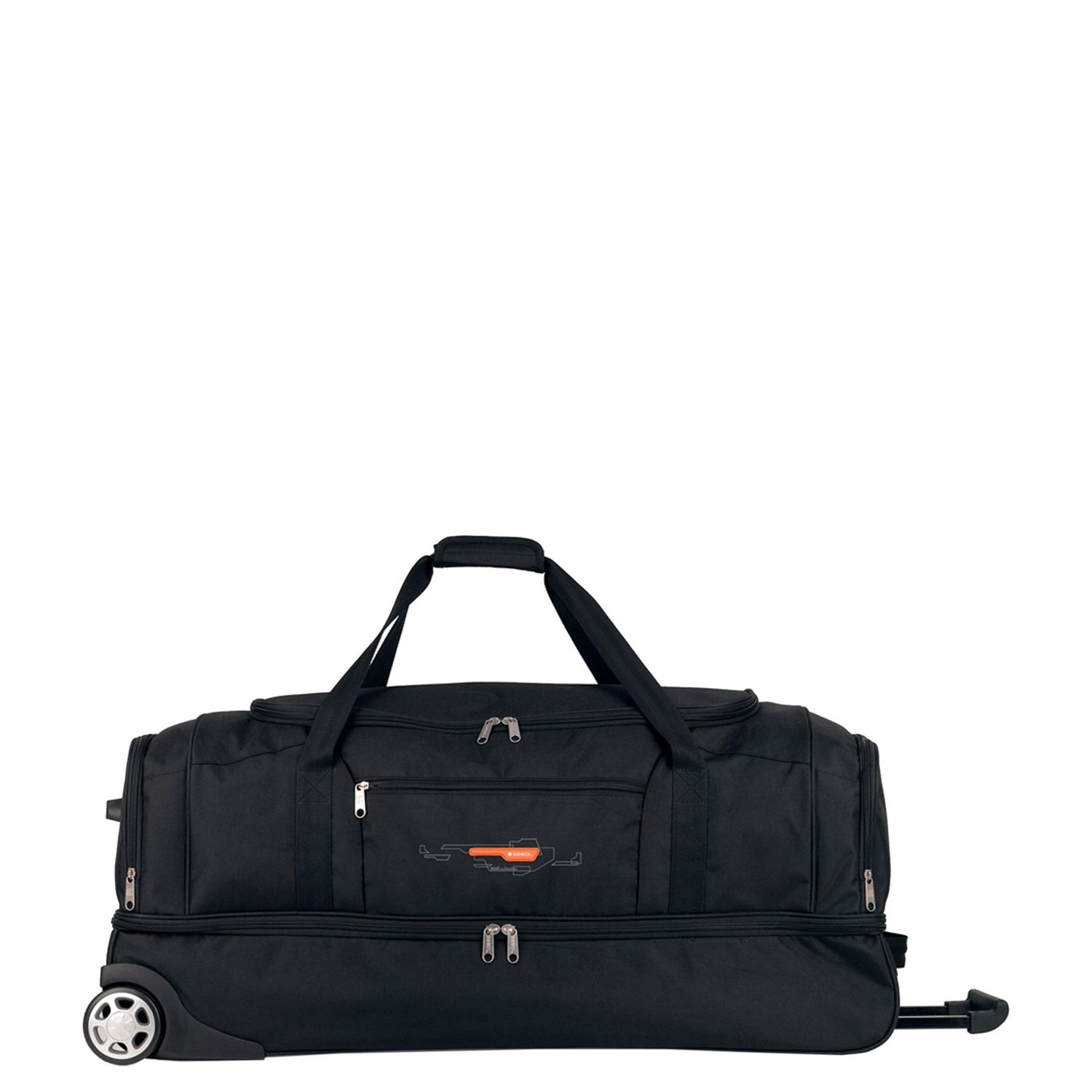 Gabol Week Eco Extra Large Wheel Bag 2 Comp. Blackreistas met wielen