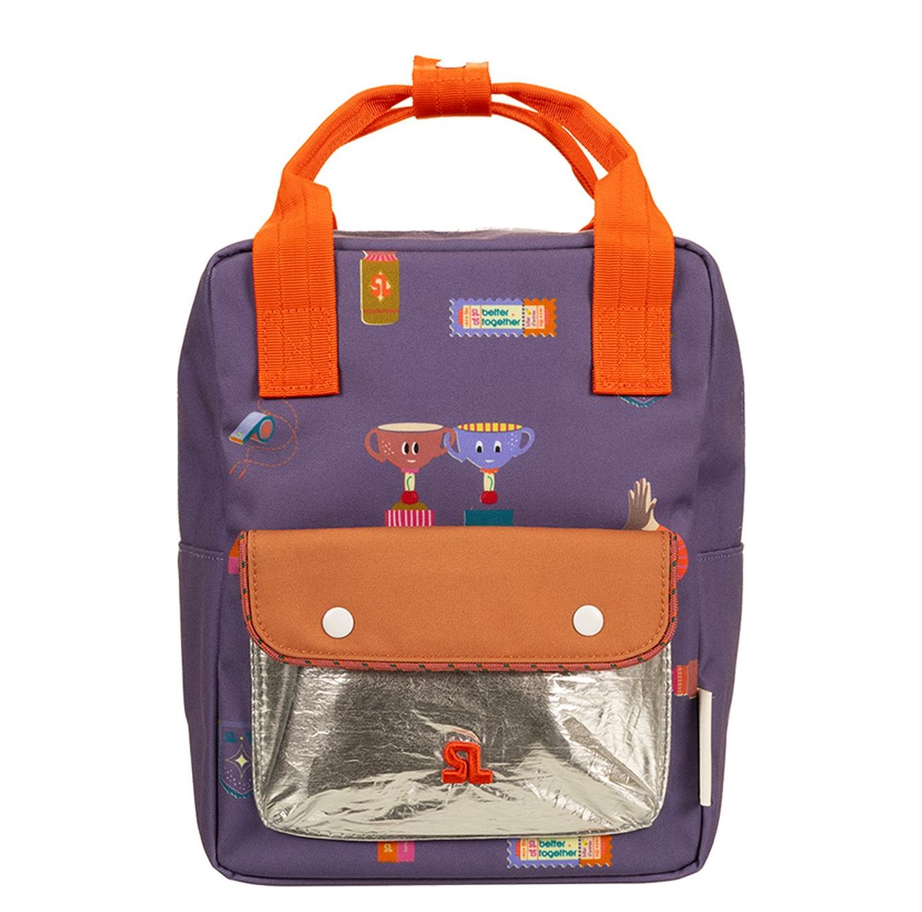 Sticky Lemon rugzak geel en multicolor