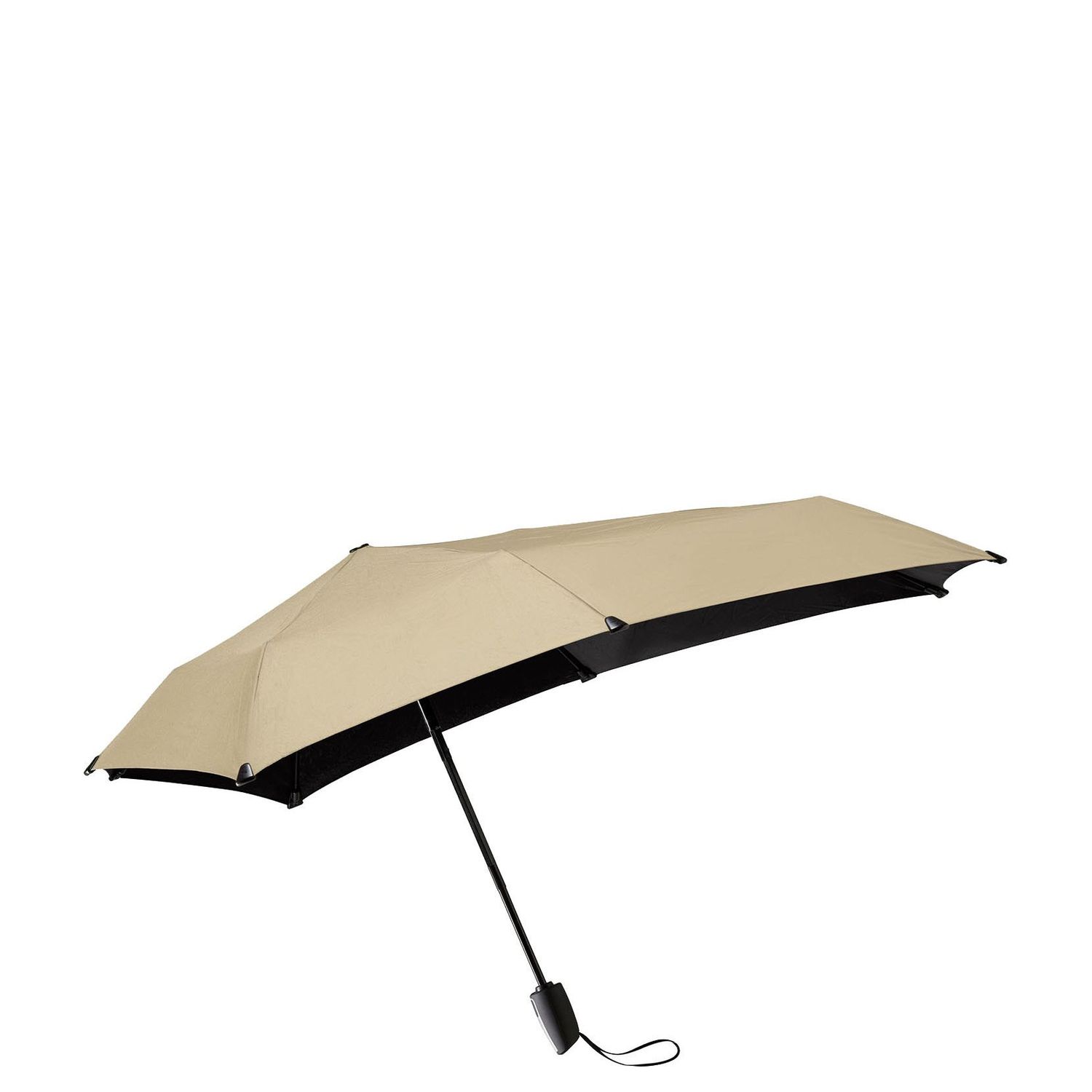 Senz Mini Automatic Foldable Storm Umbrella champagne brown