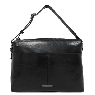 Claudio Ferrici Pelle Vecchia Shoulder Bag black