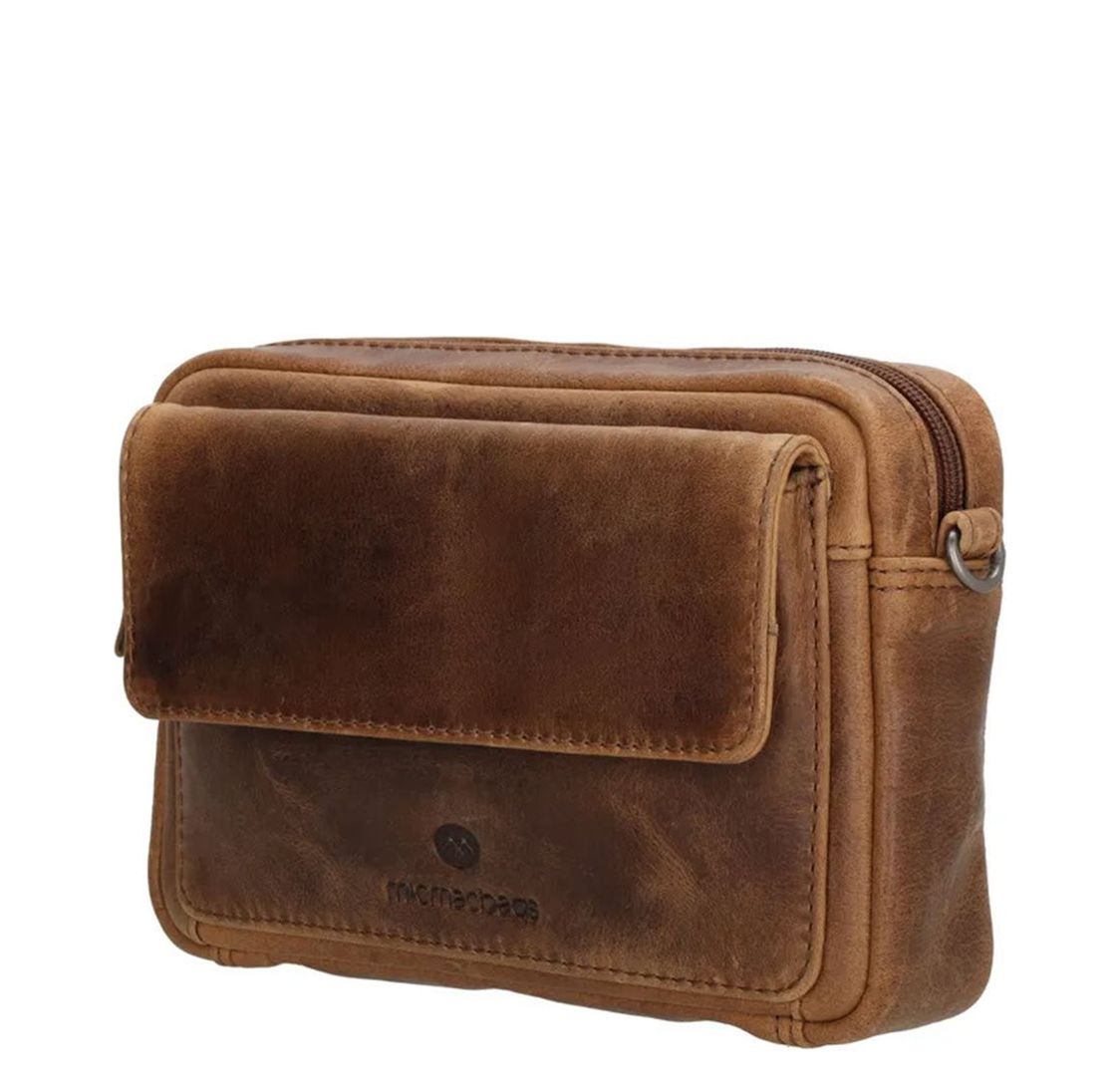 Hide Stitches schoudertas bruin