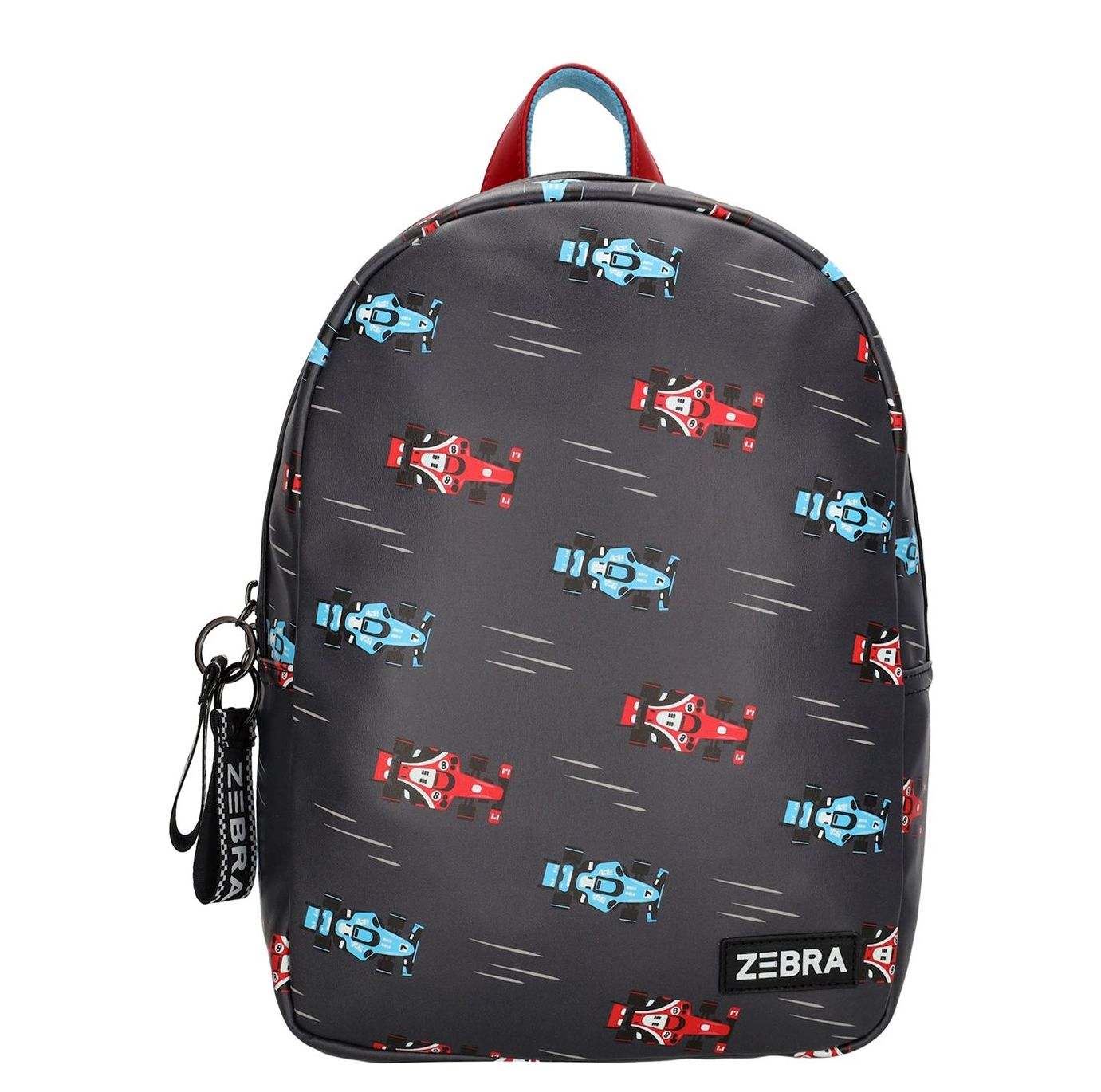 Zebra Trends Jesse Schoolbag racecar black schooltas kind