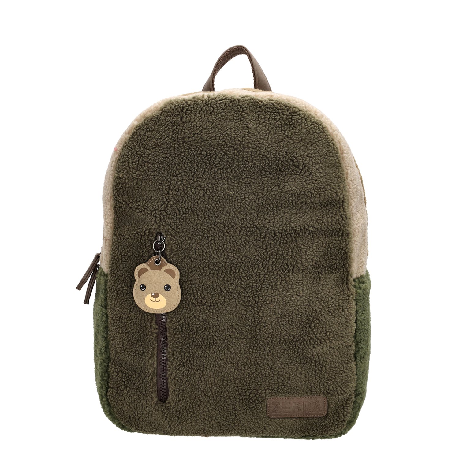 Zebra Trends Teddy Denise Backpack olivegreen schooltas kind