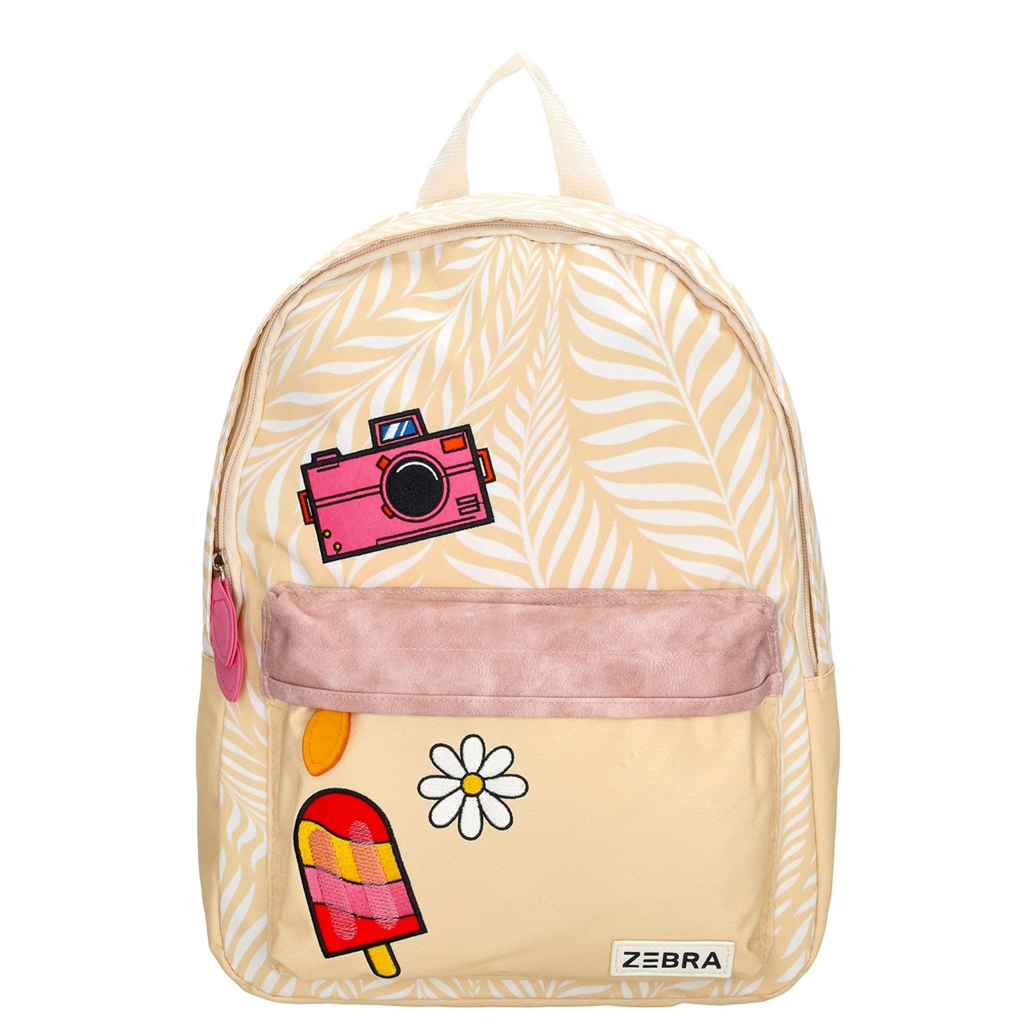 Zebra Trends kinderrugzak beige