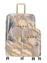 Charm London Marble Trolley Set light grey