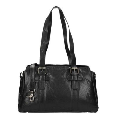 Spikes & Sparrow Bronco Dames Schoudertas black