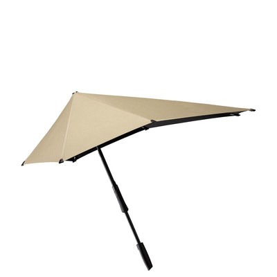 Senz Large Stick Storm Umbrella champagne brown
