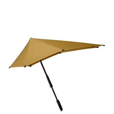Senz Large Stick Storm Umbrella golden palm