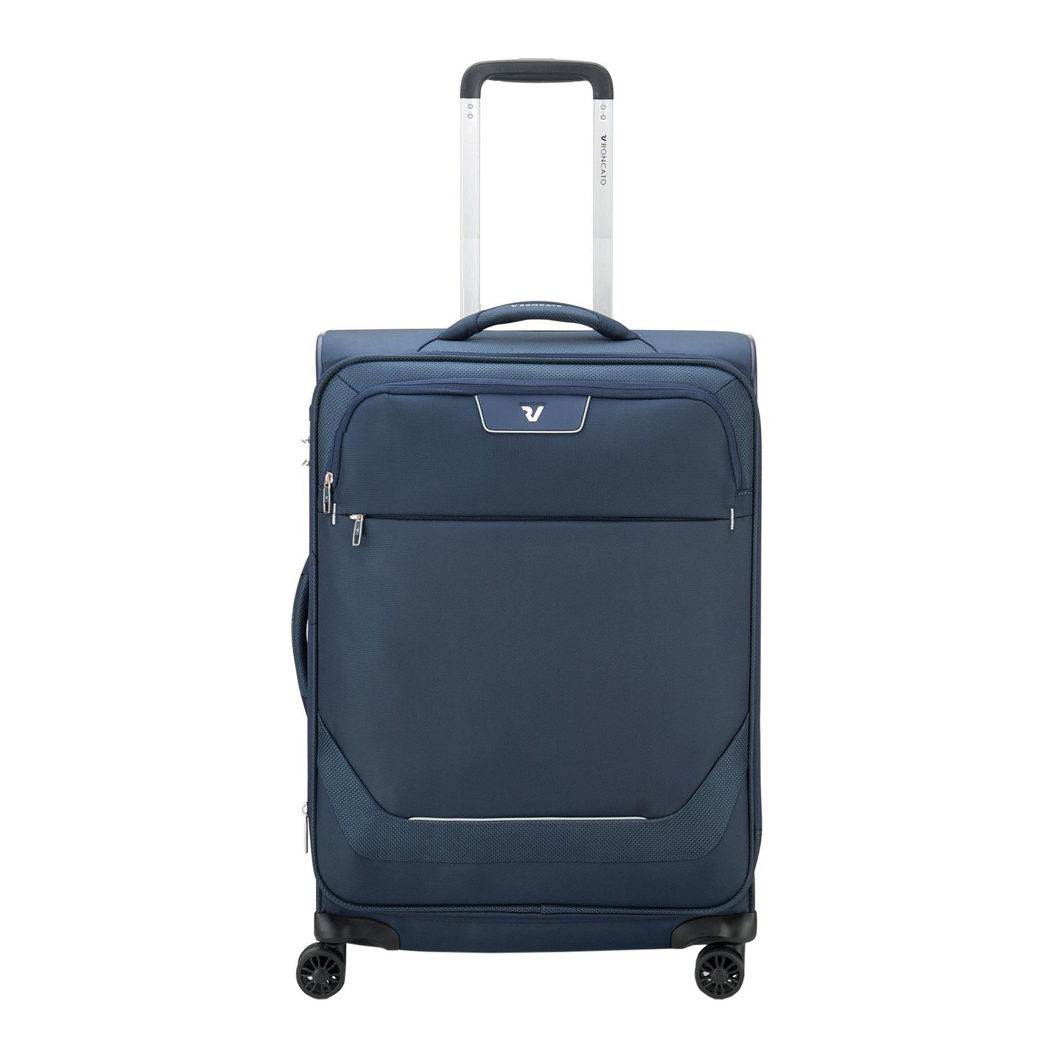 Roncato Joy Medium Trolley 63 Expandable blue zachte koffer