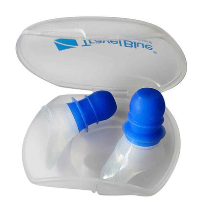 TravelBlue Flight Earplugs blue/transparent