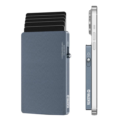 Valenta Cardprotector Aluminium Magsafe grey
