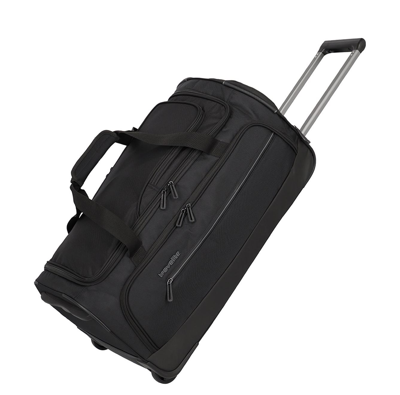 Travelite Crosslite 5.0 Wheeled Duffle M blackreistas met wielen