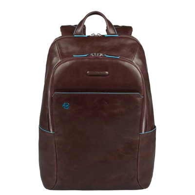 Piquadro Blue Square Backpack mahogany