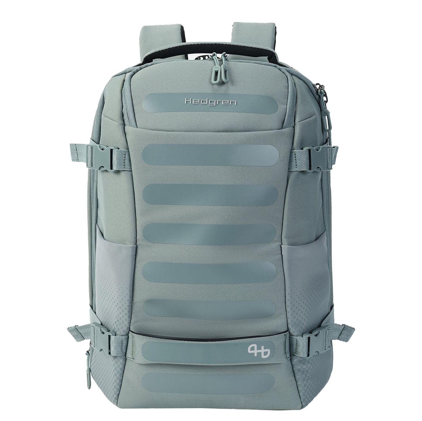 Hedgren Comby rugzak grijs, groen en multicolor