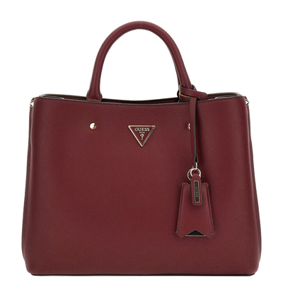 Guess Meridian Girlfriend Satchel burgundy